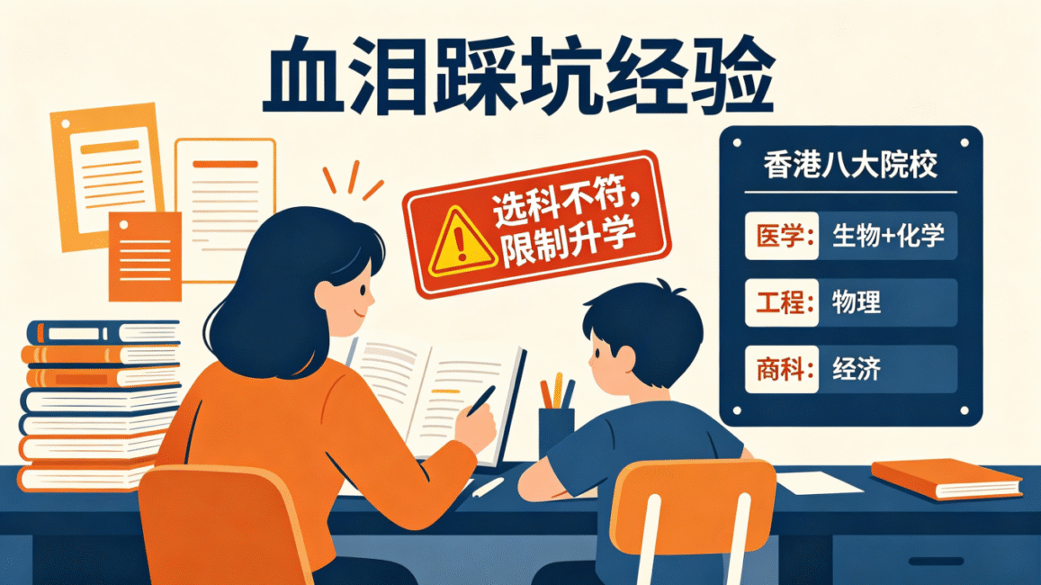 香港中四选课生死关！来自港妈的血泪教训