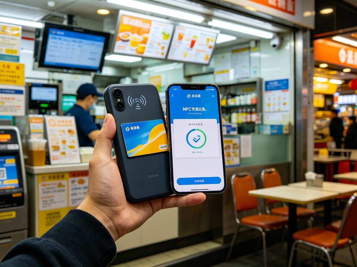 手机NFC充值八达通场景