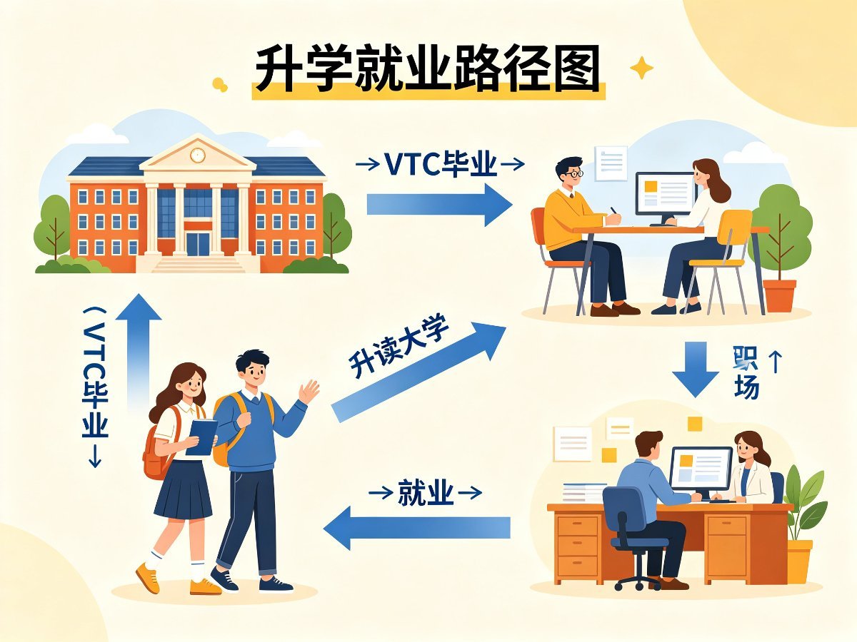 升学就业路径图
