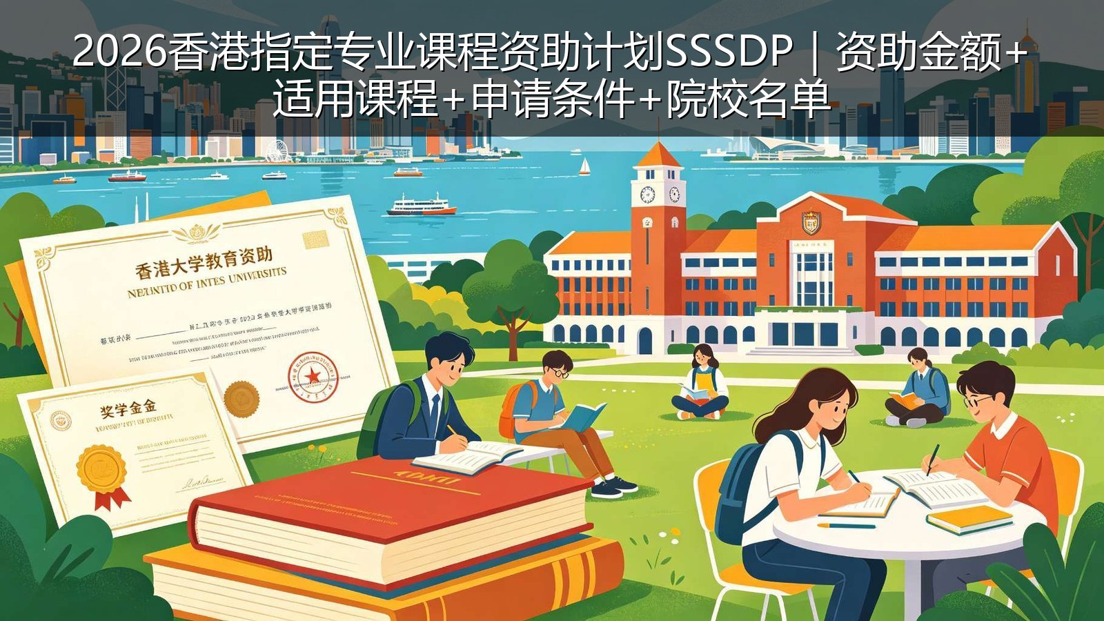 2026香港指定专业课程资助计划SSSDP｜资助金额+适用课程+申请条件+院校名单