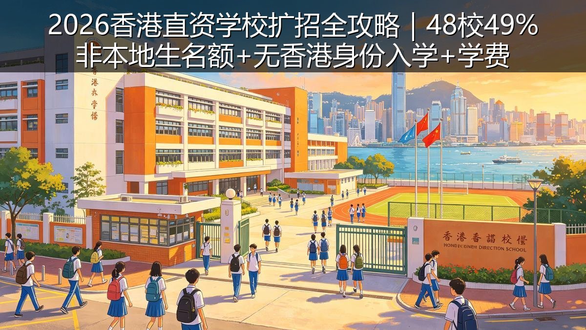2026香港直资学校扩招全攻略｜48校49%非本地生名额+无香港身份入学+学费