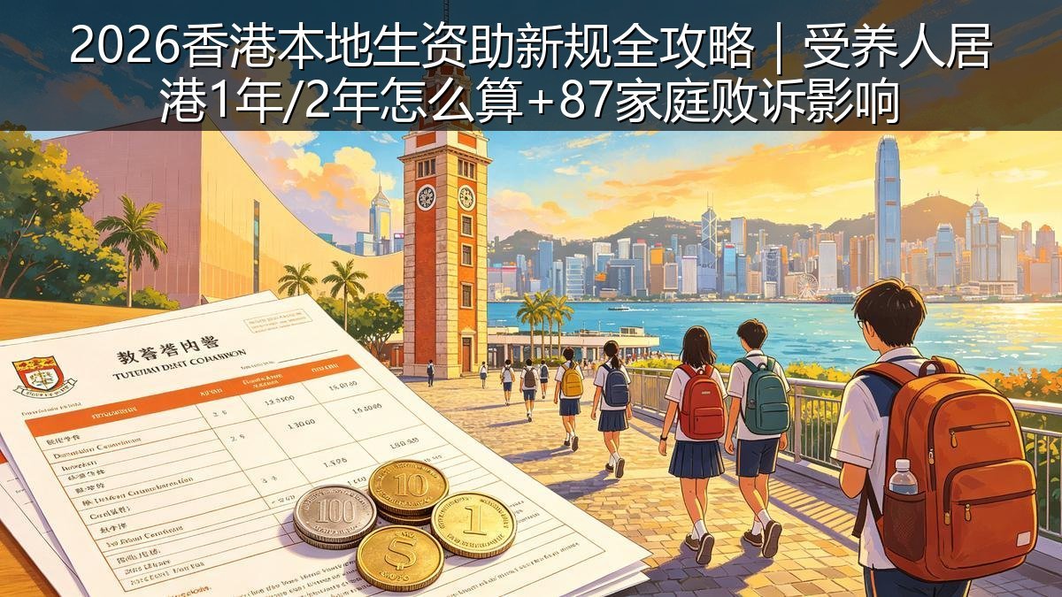 2026香港本地生资助新规全攻略｜受养人居港1年/2年怎么算+87家庭败诉影响