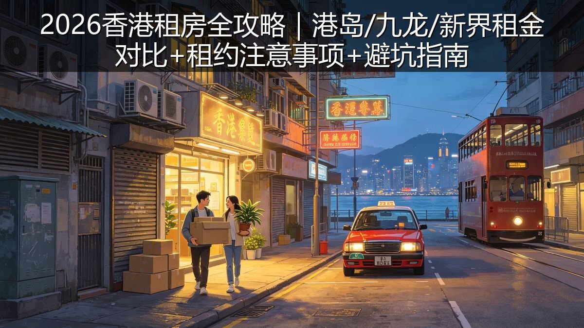 2026香港租房全攻略｜港岛/九龙/新界租金对比+租约注意事项+避坑指南