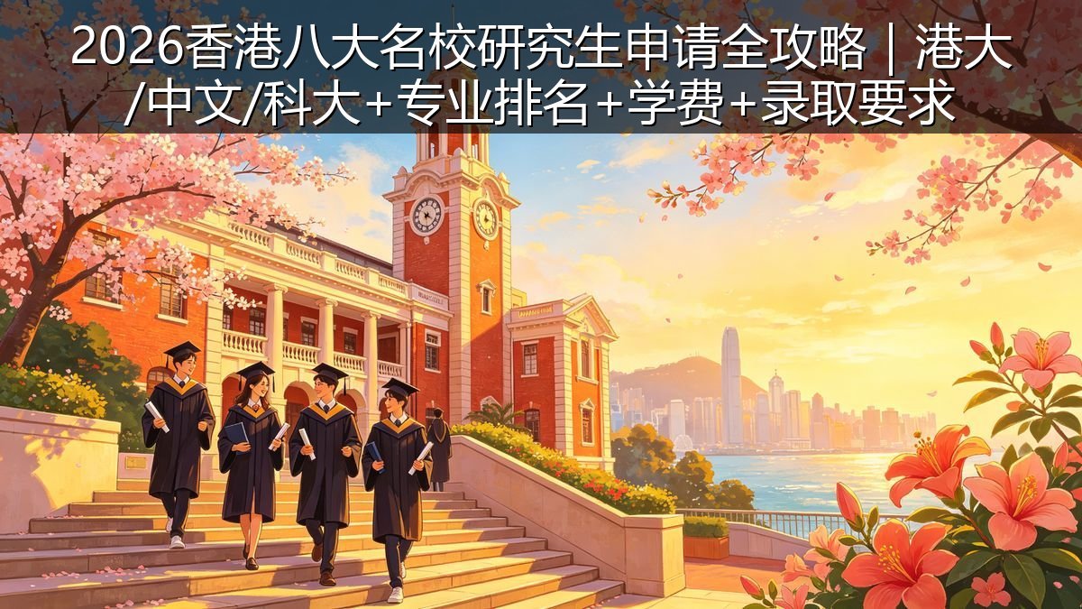 2026香港八大名校研究生申请全攻略｜港大/中文/科大+专业排名+学费+录取要求