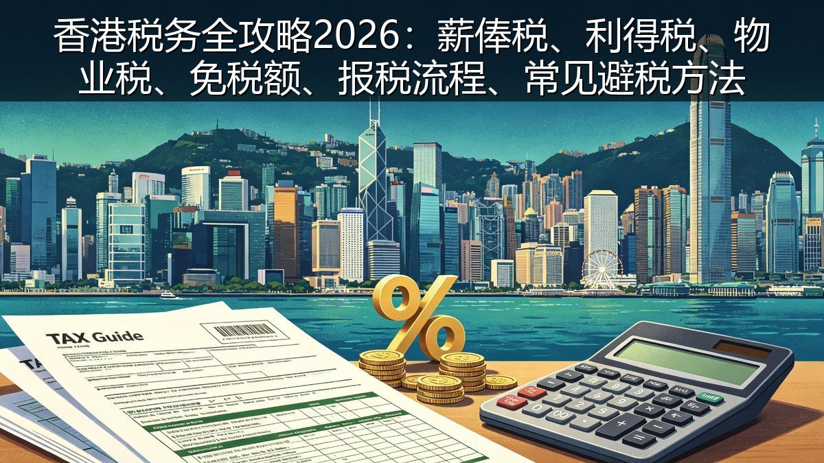 香港税务全攻略2026：薪俸税、利得税、物业税、免税额、报税流程、常见避税方法