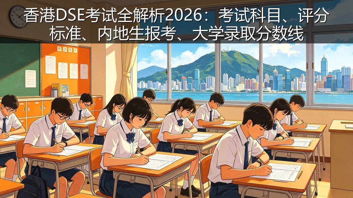 香港DSE考试全解析2026：考试科目、评分标准、内地生报考、大学录取分数线