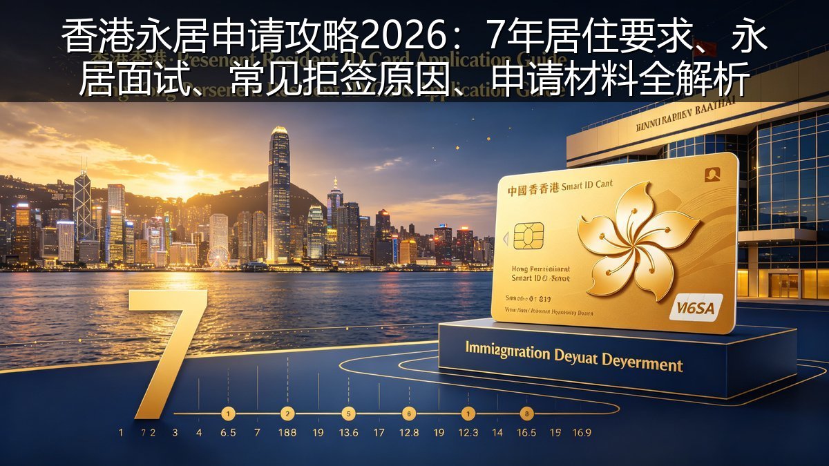 香港永居申请攻略2026：7年居住要求、永居面试、常见拒签原因、申请材料全解析