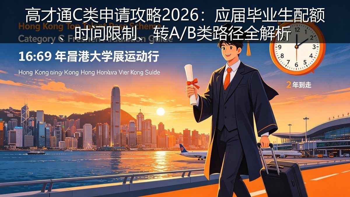 高才通C类申请攻略2026：应届毕业生配额、时间限制、转A/B类路径全解析