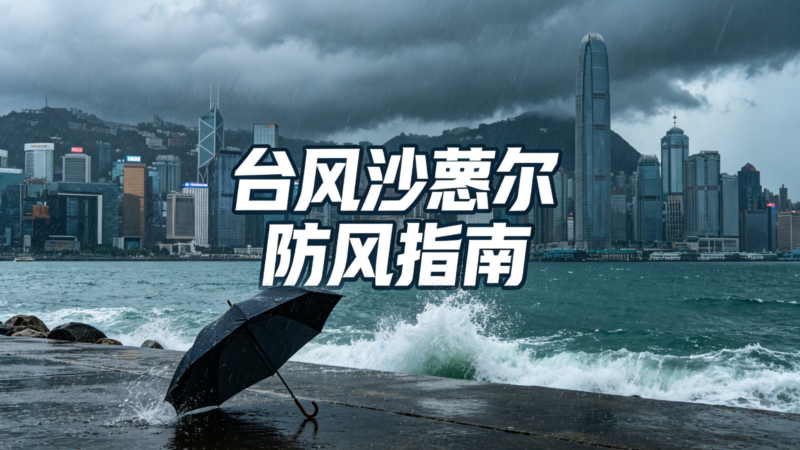 2026台风沙德尔来袭｜一号戒备信号+黄雨警告+新移民防风全攻略+停课停工标准