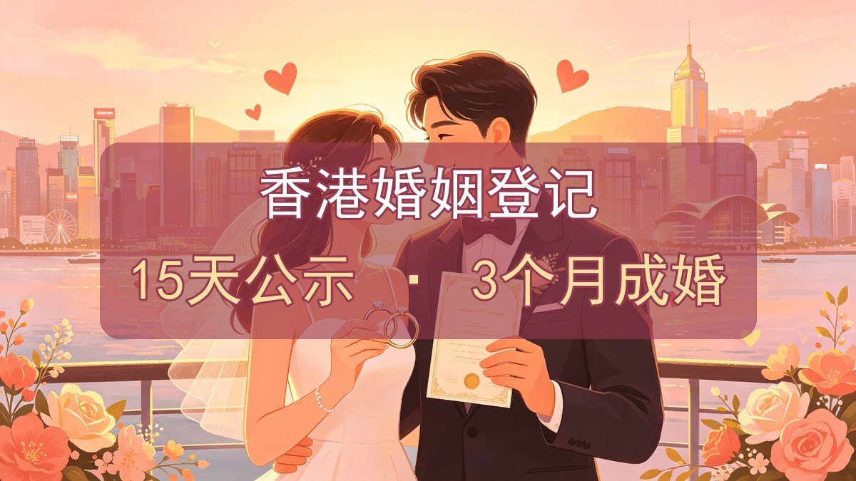 2026香港婚姻登记全攻略｜拟结婚通知书+15天公示+三种婚礼方式+费用明细