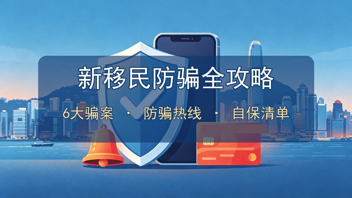 2026香港新移民防骗全攻略｜6大高频骗案+防骗热线18222/18223+自保清单