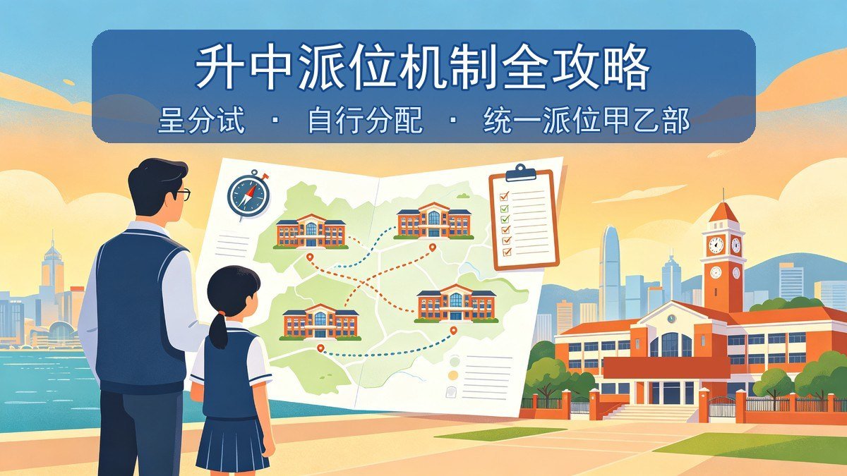2026香港中学学位分配办法全攻略｜呈分试+自行分配+统一派位甲乙部+选校策略