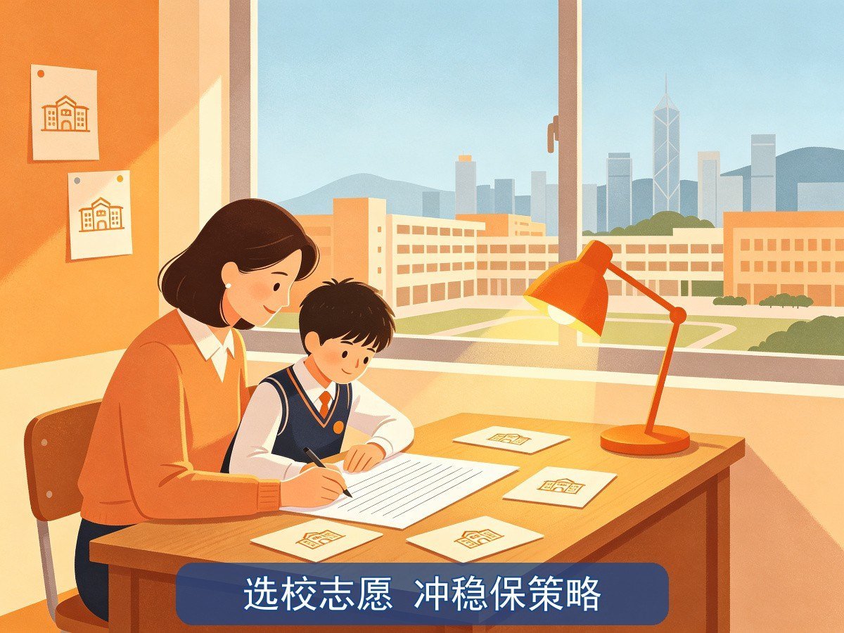 家长和学生填选校志愿表