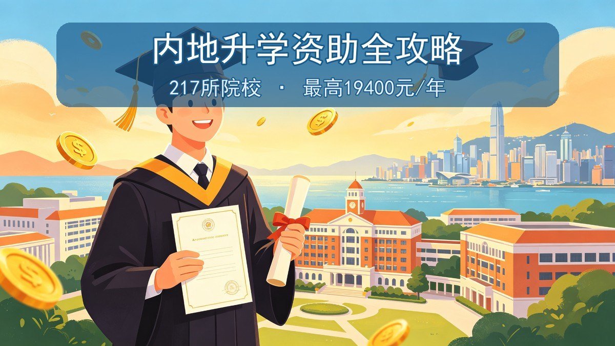 2026内地大学升学资助计划全攻略｜217所院校+最高19400每年+9月21截止+申请教学