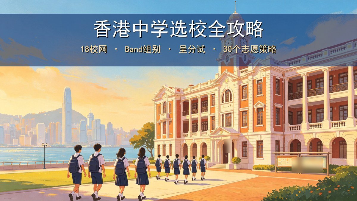 2026香港中学选校全攻略｜18个中学网+Band1/2/3派位组别+呈分试+各区热门中学+选校策略