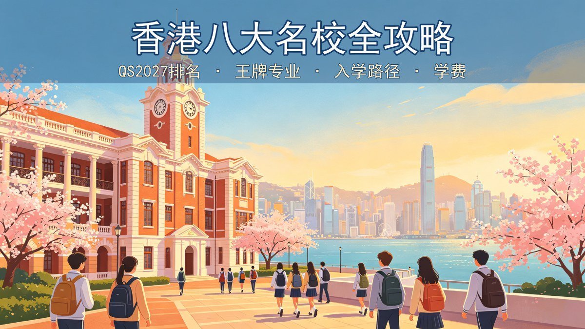 2026香港八大名校全攻略｜港大/中大/科大/城大/理大/浸大/岭大/教大+QS2027排名+优势专业+收生路径+学费
