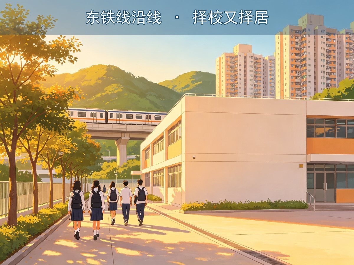 沙田东铁线沿线中学与居住选择