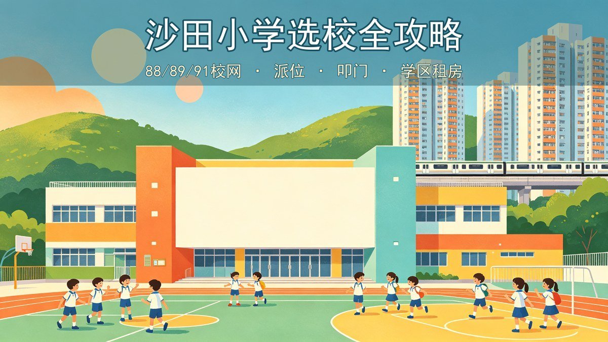 2026沙田区小学选校全攻略｜沙田88/89/91校网+热门官津小学+统一派位+叩门+学区租房