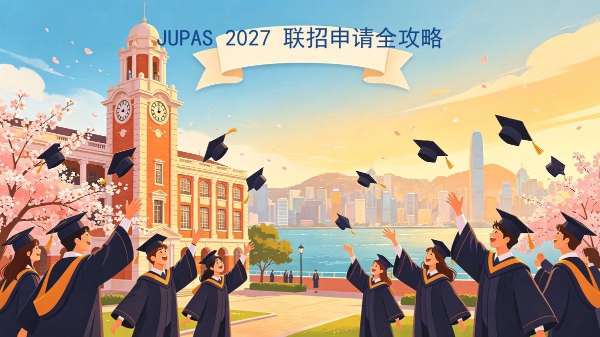 2027香港JUPAS联招申请全攻略｜10月7日开放+20个志愿排序+申请费+AlipayHK缴费+联招非联招区别