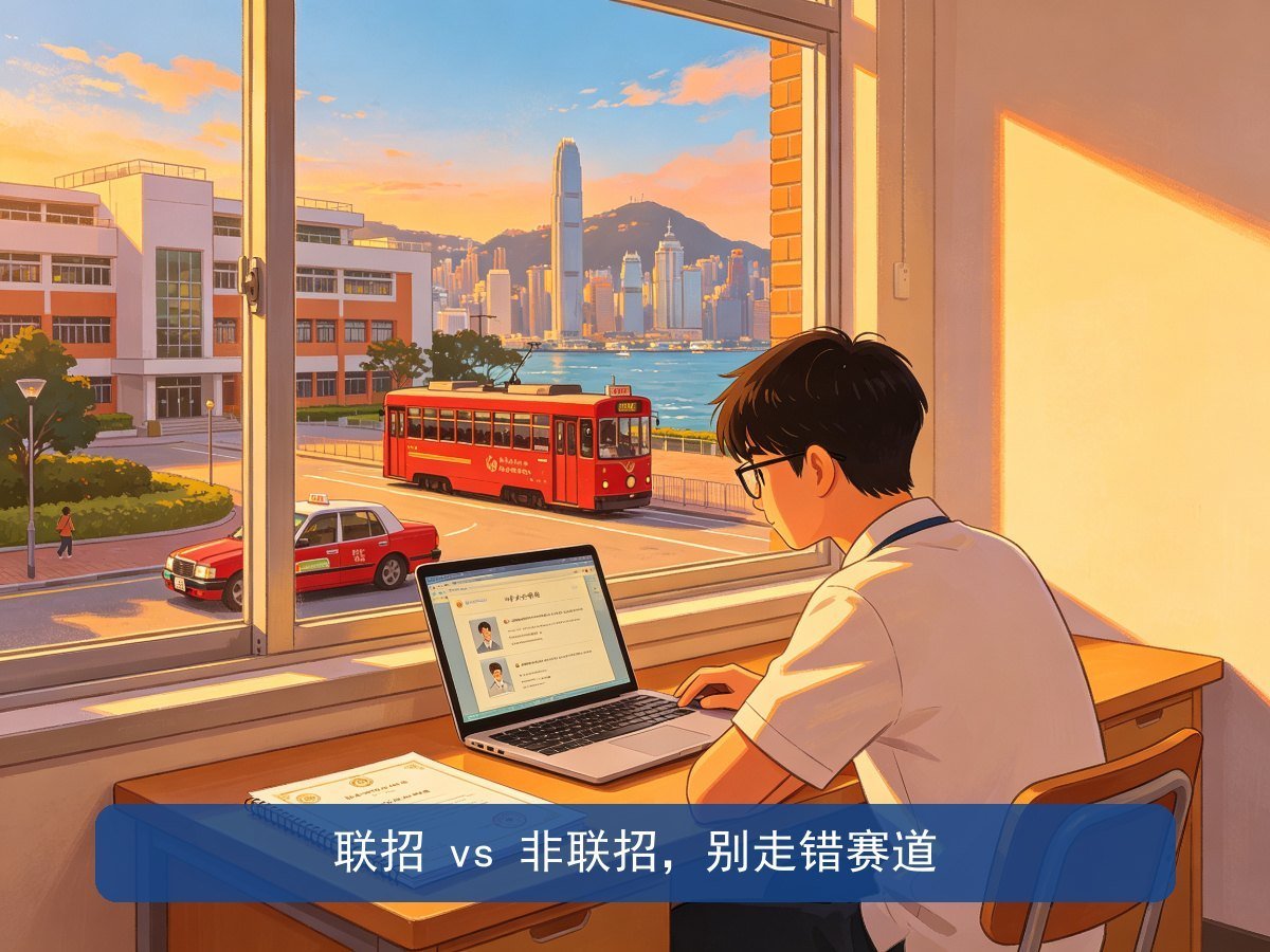 香港学生选择联招JUPAS还是非联招Non-JUPAS