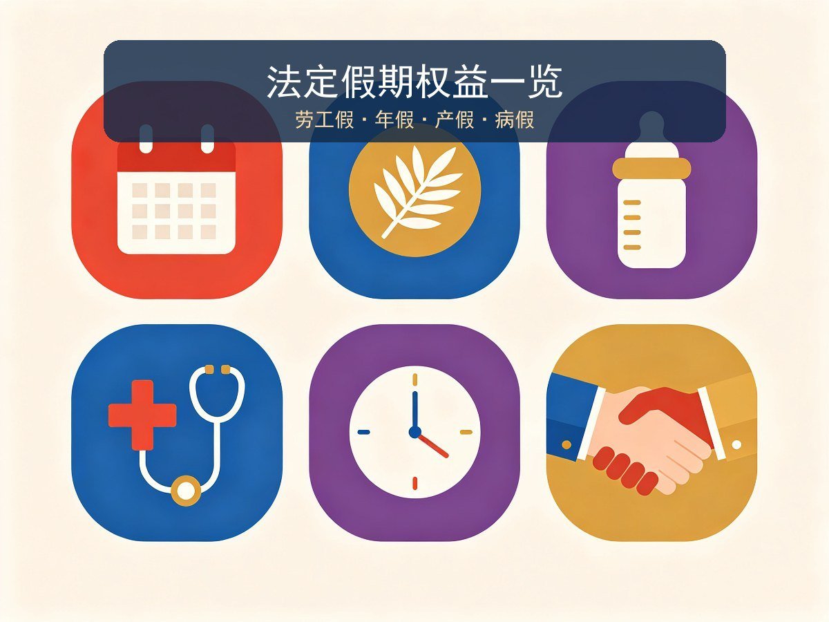 香港法定假期年假产假病假权益信息图