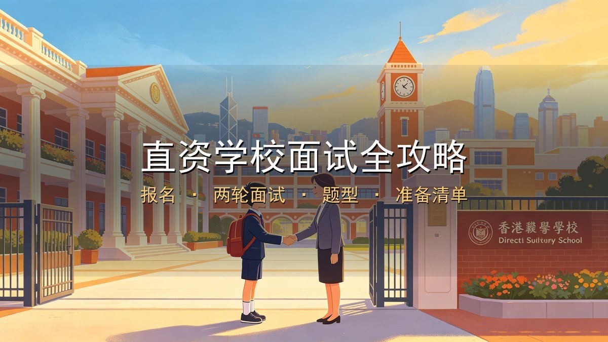 2026香港直资学校面试全攻略｜报名流程+两轮面试题型+Portfolio+家长面见+学费减免+避坑
