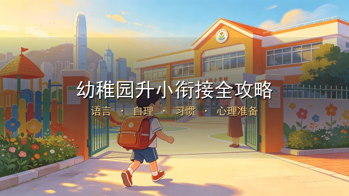 2026香港幼稚园升小一衔接全攻略｜K2/K3准备时间线+两文三语+自理能力+面试认知+心理建设
