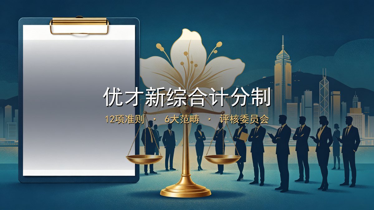 2026香港优才计划新综合计分制全攻略｜12项准则6大范畴+最少6项+评核委员会+不设配额+与高才通区别