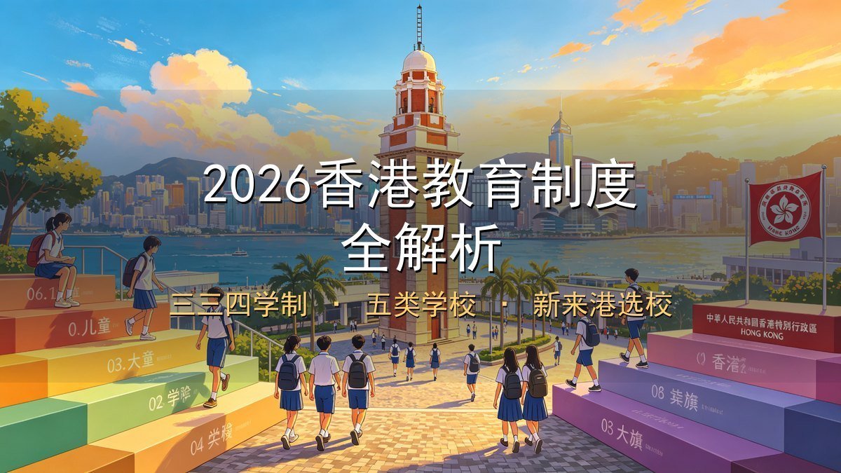 2026香港教育制度全解析｜三三四学制+五类学校对比+新来港选校