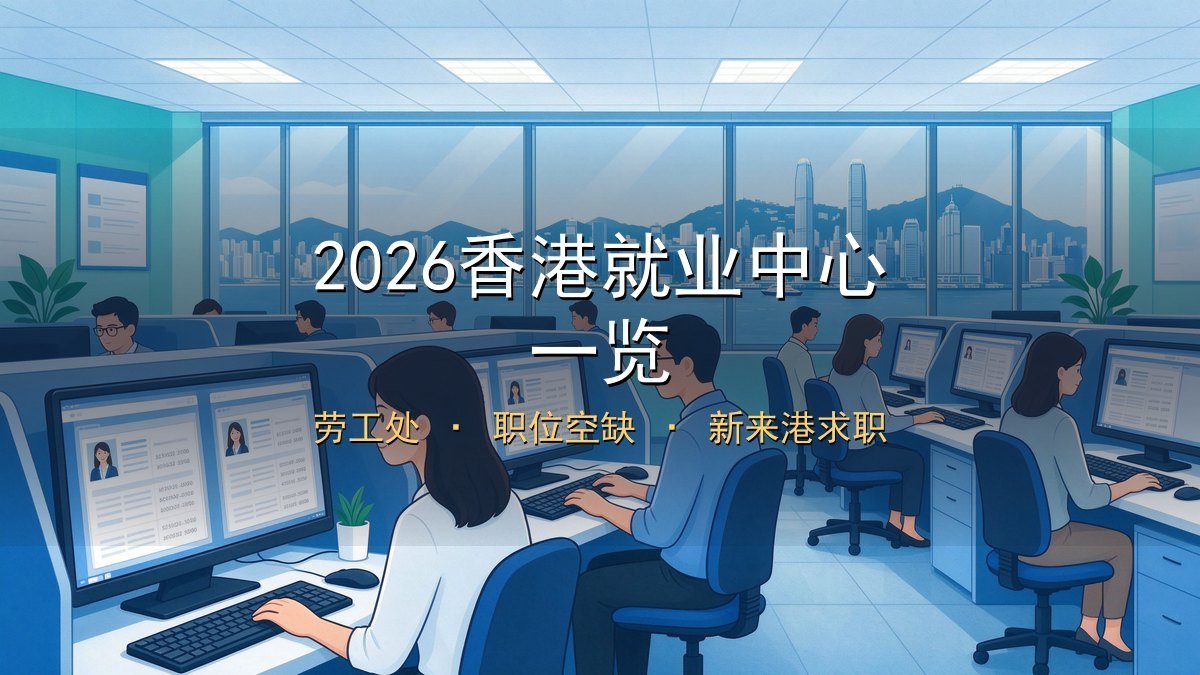 2026香港就业中心一览｜劳工处+职位空缺+新来港求职