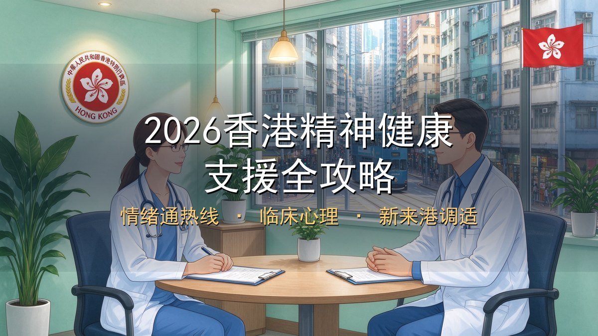 2026香港精神健康支援全攻略｜情绪通18111+临床心理+新来港调适