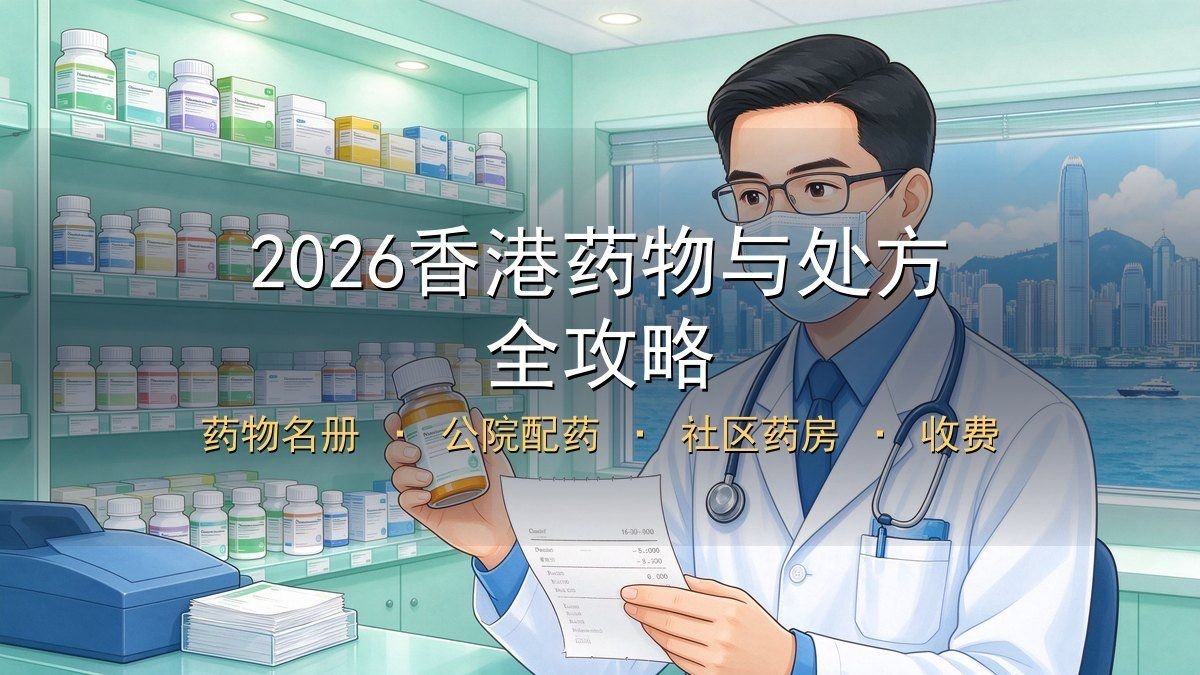 2026香港药物与处方全攻略｜药物名册+公院配药+社区药房+收费