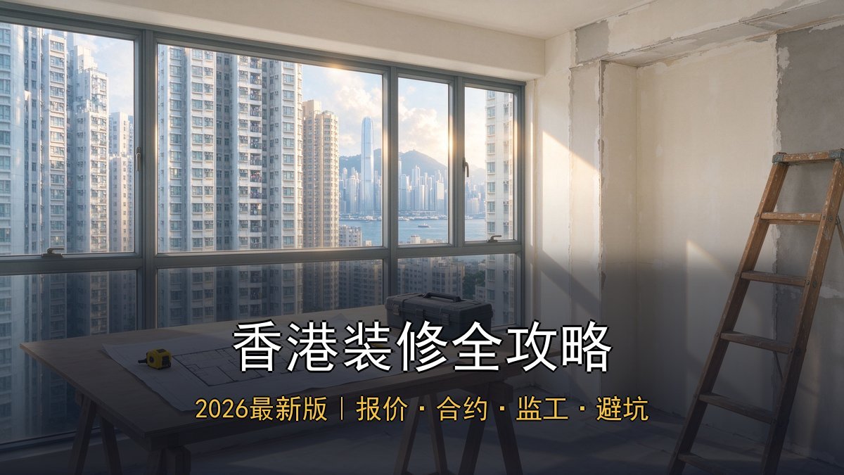 2026香港装修全攻略｜装修公司选择+报价对比+监工要点+常见陷阱+入伙清单