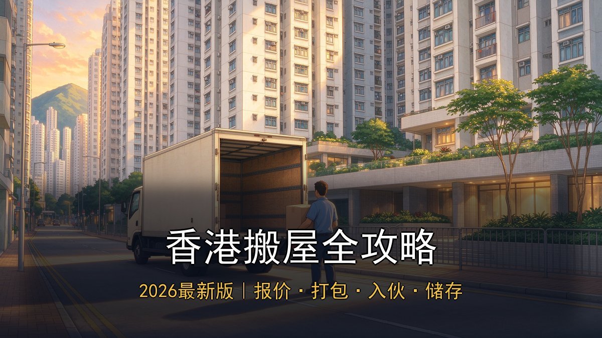 2026香港搬屋全攻略｜搬屋公司比较+收费标准+打包技巧+新居入伙注意+临时储存