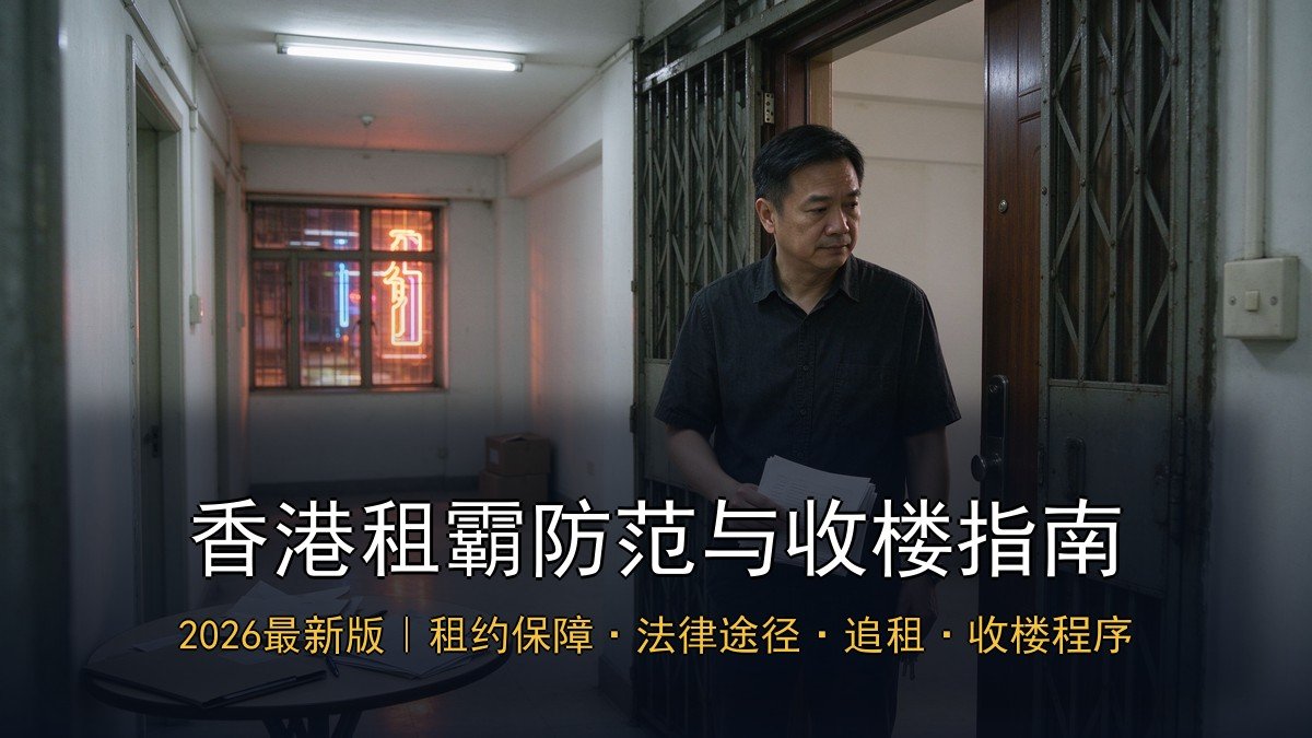 2026香港租霸防范与收楼指南｜业主视角+租约保障+法律途径+追租+收楼程序+欠租处理